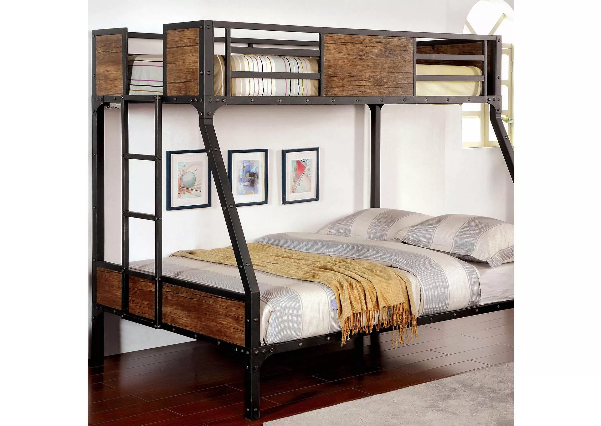 Clapton - Twin/Full Bunk Bed