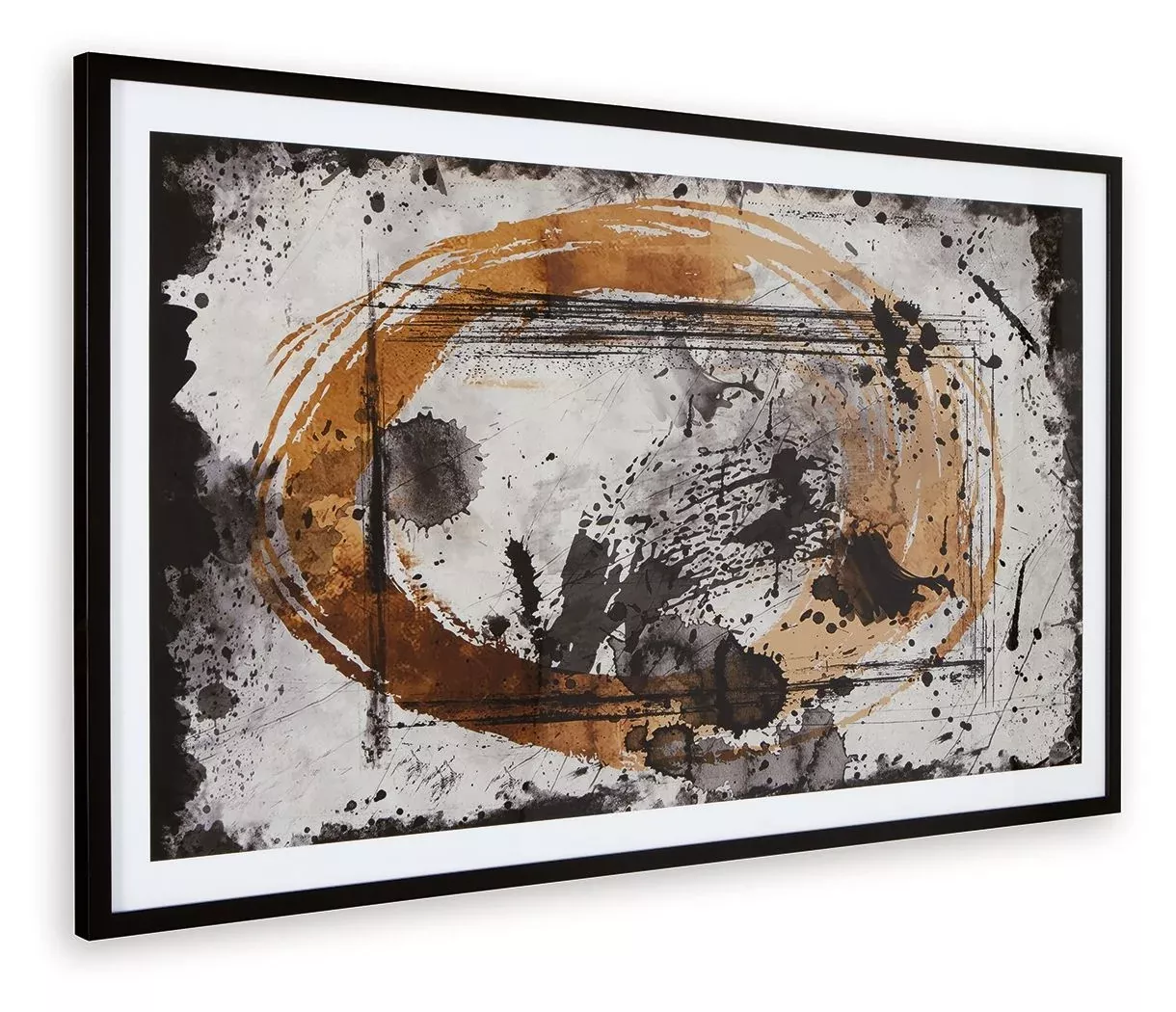 Clefting - Wall Art - Black / Caramel / Tan
