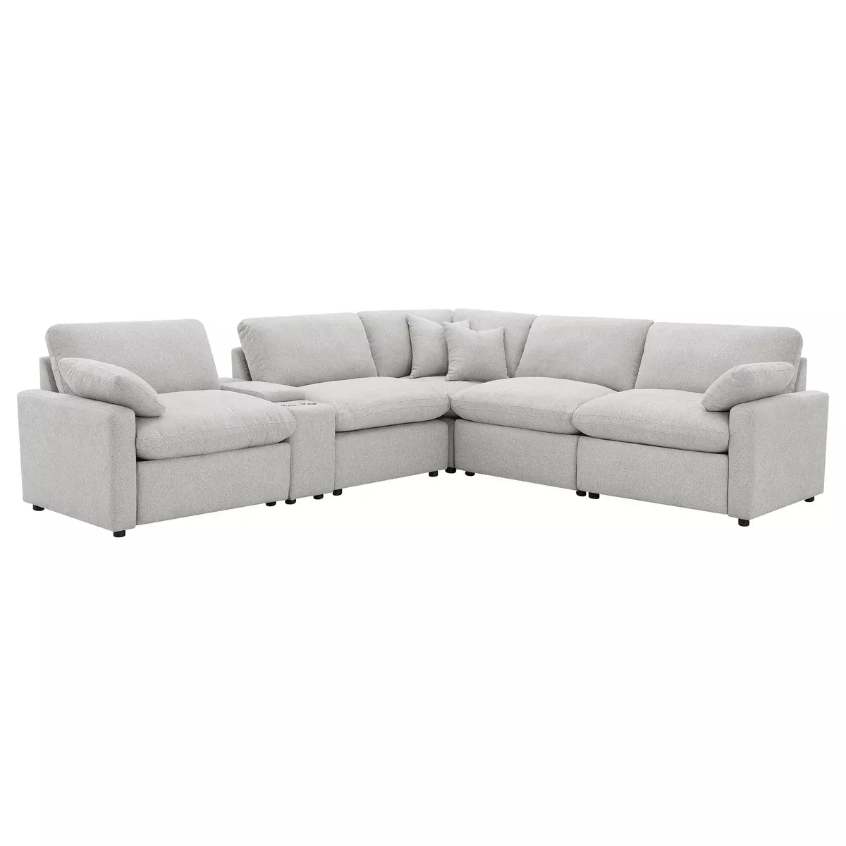 Collins 6-piece Modular Power Reclining Sectional Grey
