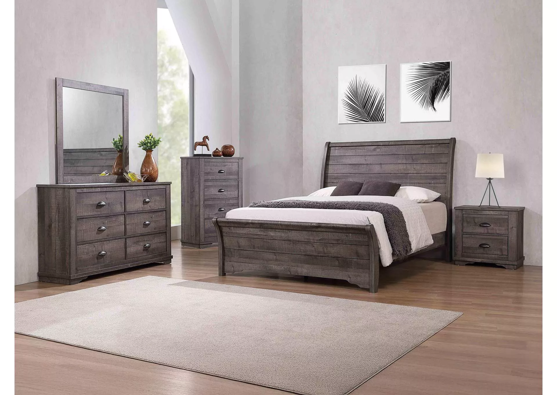 CORALEE DRESSER - GRAY