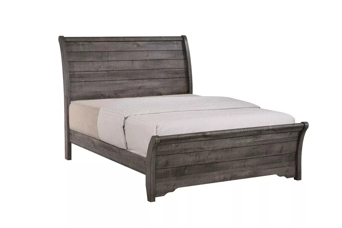 Coralee - Panel Queen Bed - Dark Gray