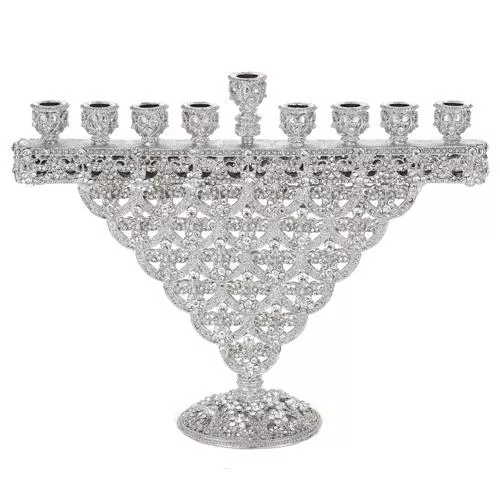 Crystal Sinclair Menorah by Olivia Riegel