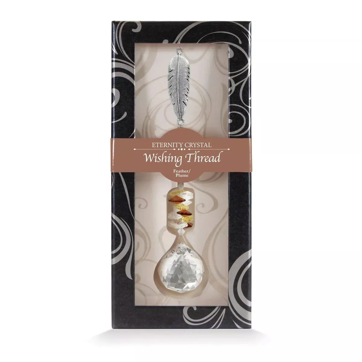 Crystal Wishing Thread - Feather
