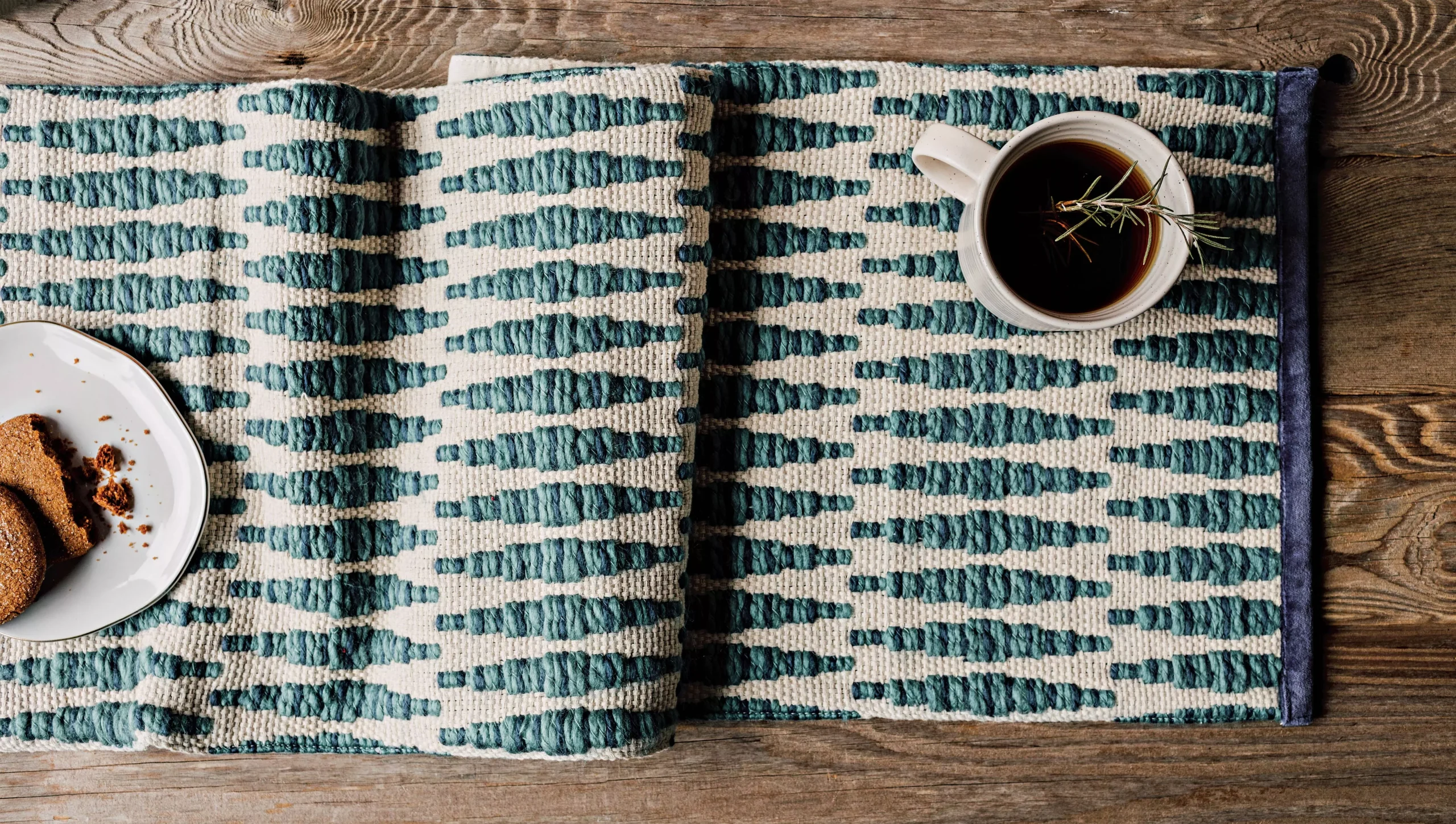 Danica Heirloom - Spool Lagoon Blue Table Runner 72 inches