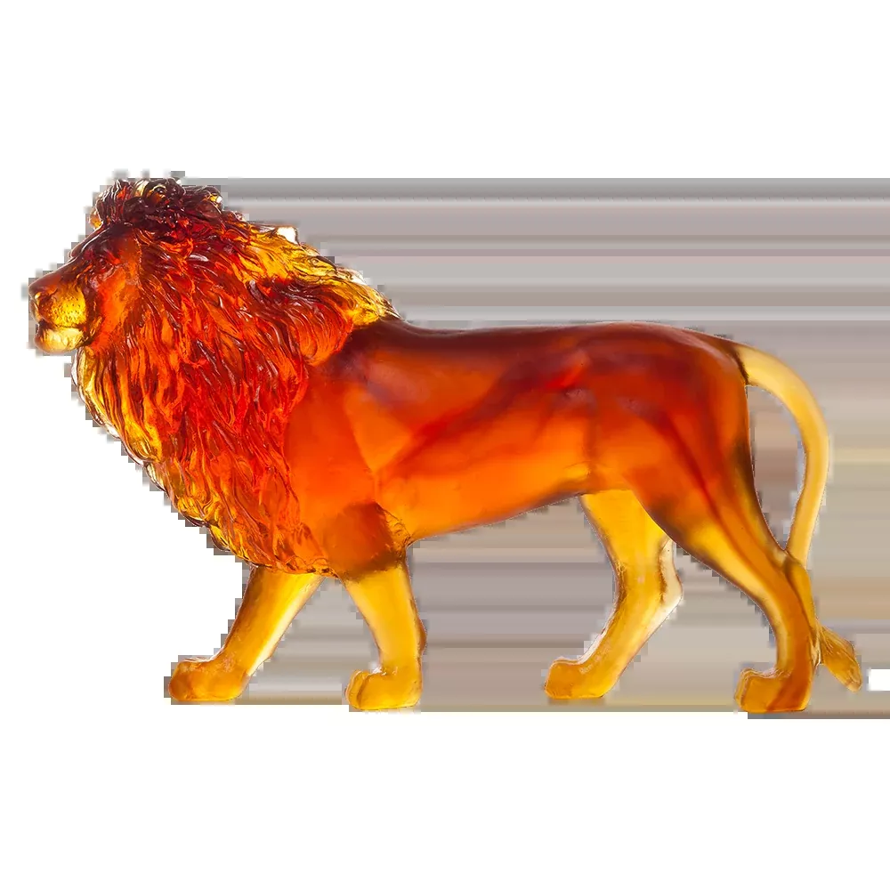 Daum Crystal Sand Lion 05562