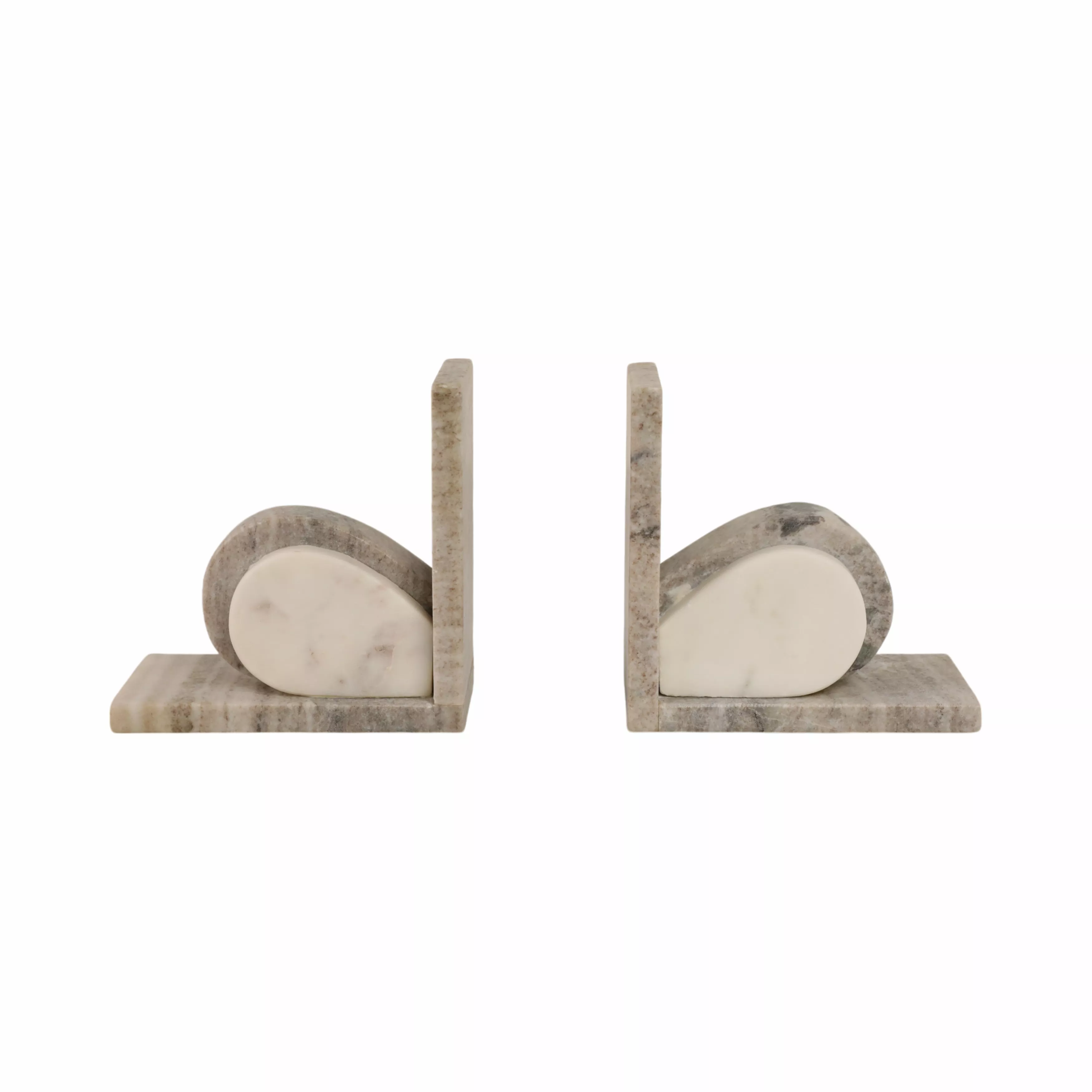 DAYTONVIEW Marble Bookends