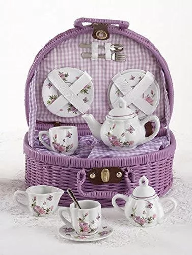 Delton Products Butterfly Tea Set