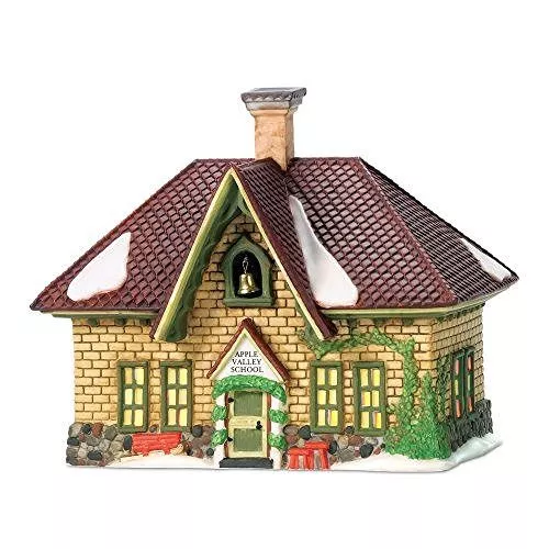 Department 56 New England Village Apple Valley School