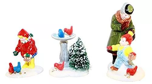 Dept 56 Original Snow Village Feeding the Birds 5473-9