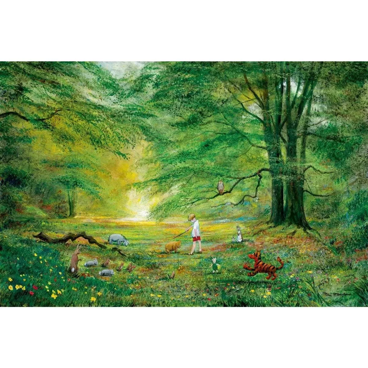 Disney Fine Art - The Knighting of Pooh
