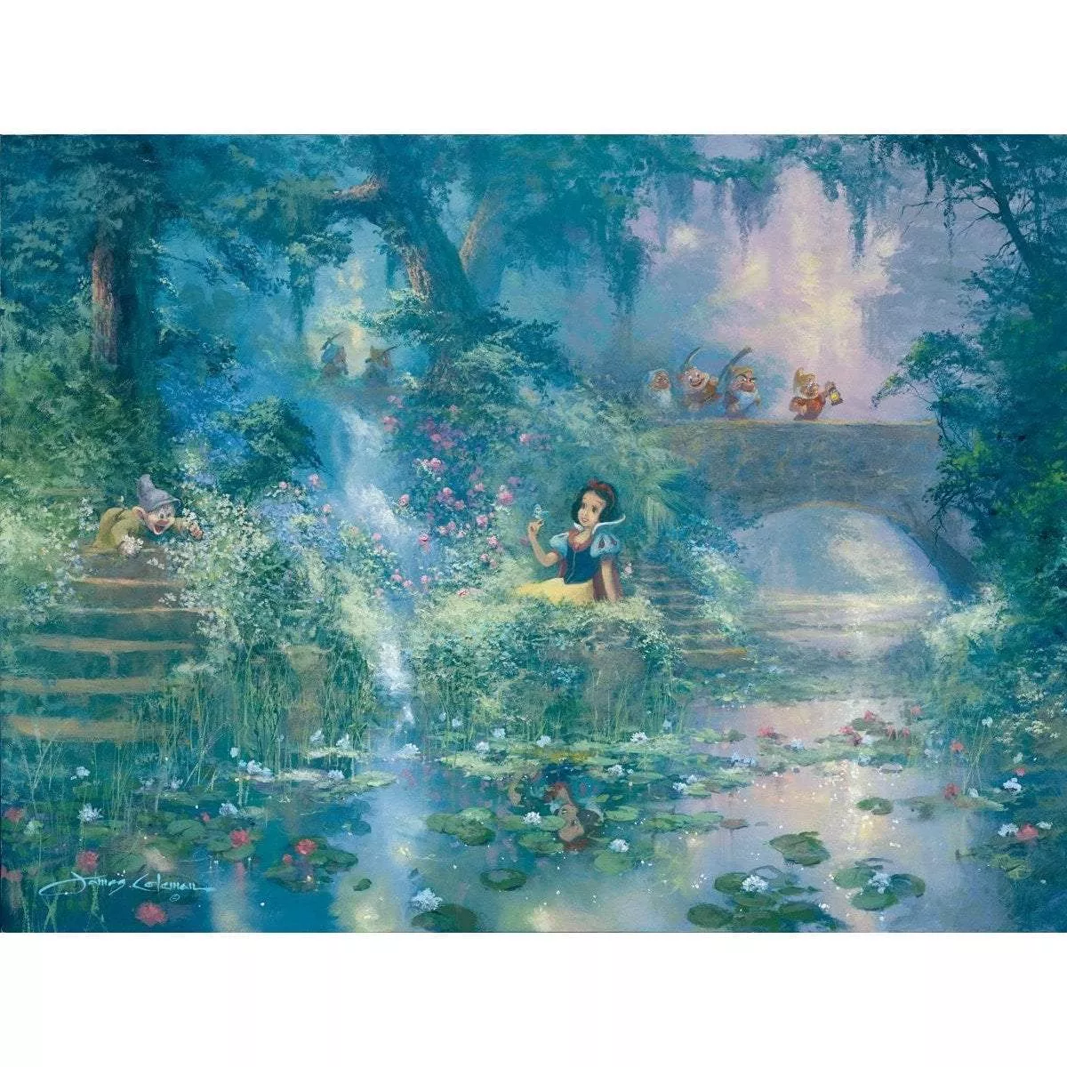 Disney Fine Art - Picking Flowers
