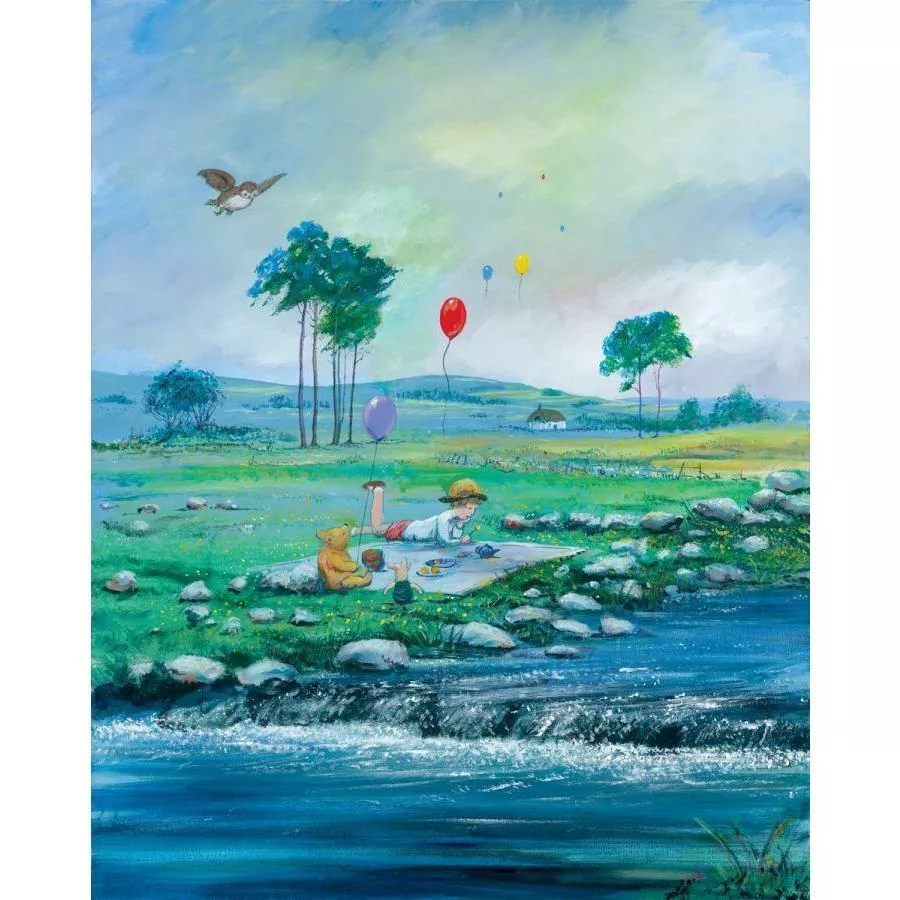 Disney Fine Art - Spring in The 100 Acre Wood Deluxe