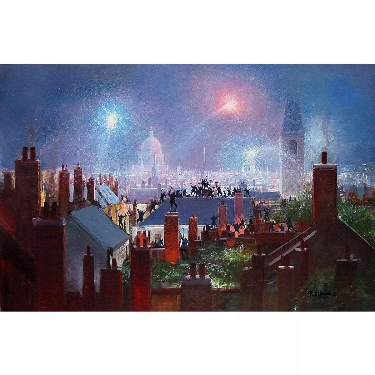 Disney Fine Art - Sweeps Dance on the Roof Tops