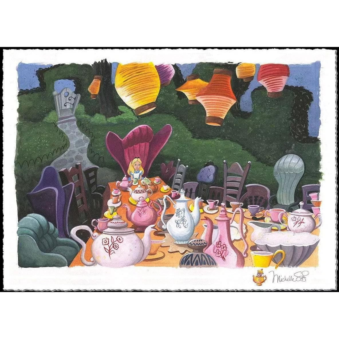 Disney Fine Art - Tea with Alice