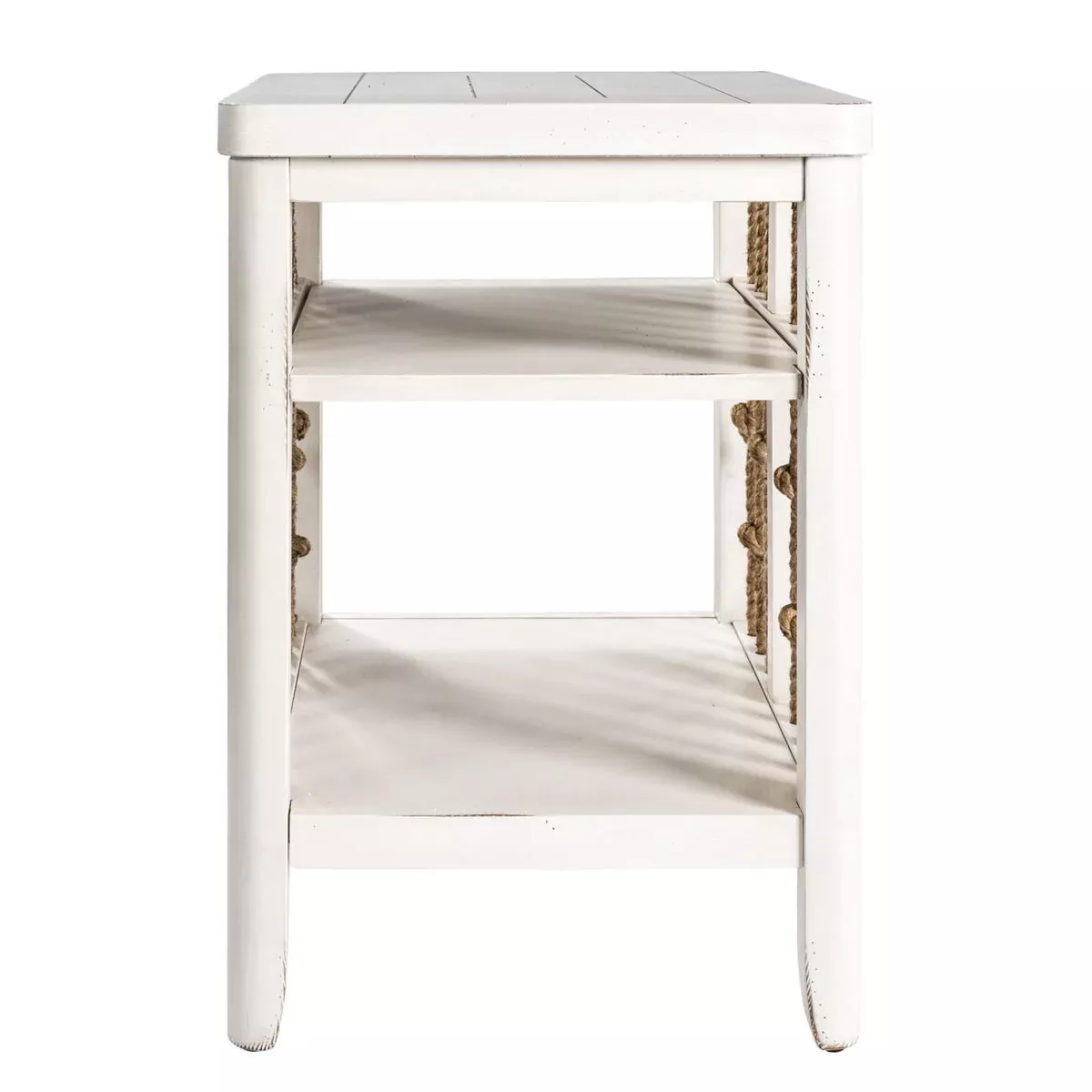 Dockside - Chair Side Table - White