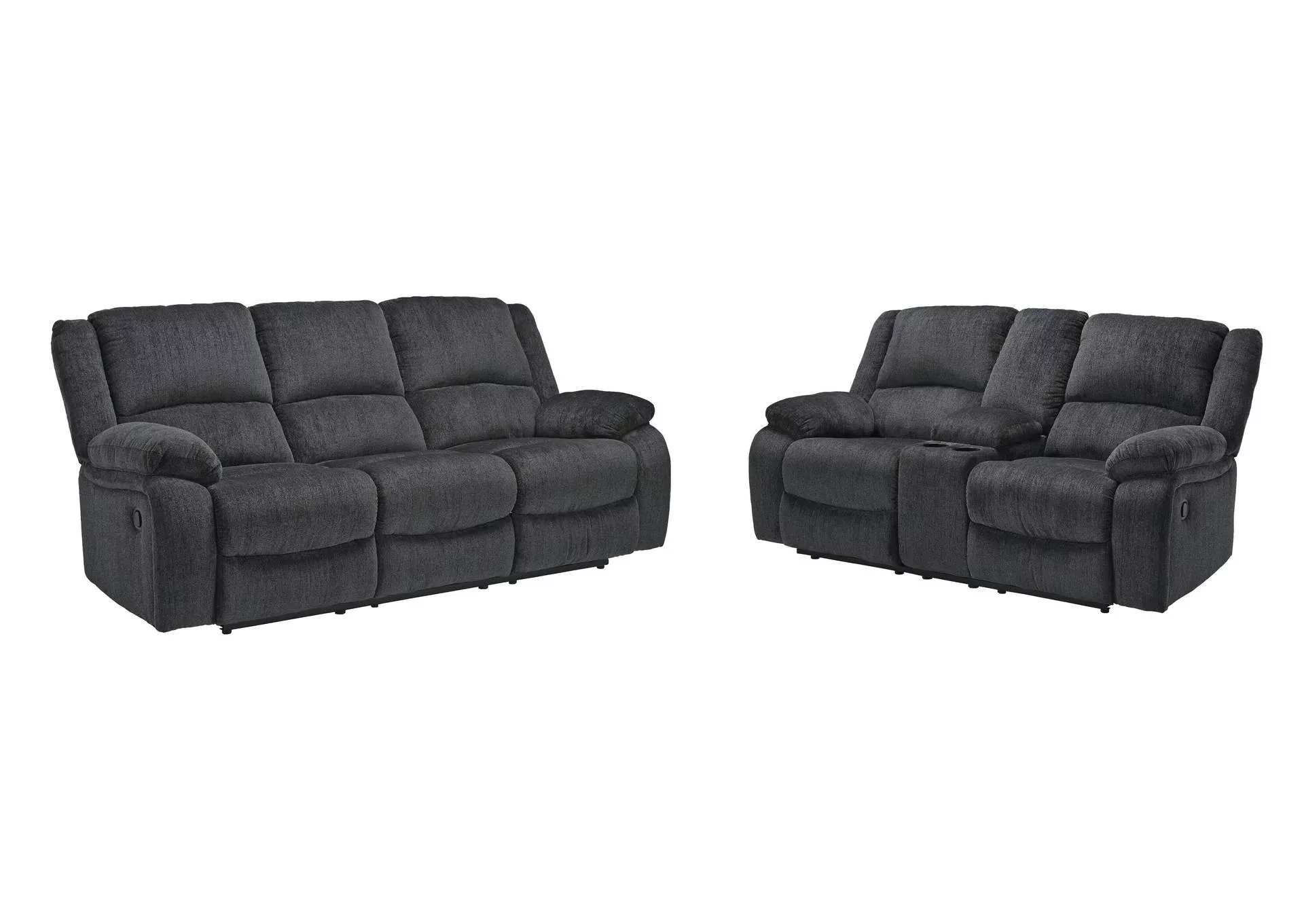 Draycoll Manual Reclining Sofa and Loveseat