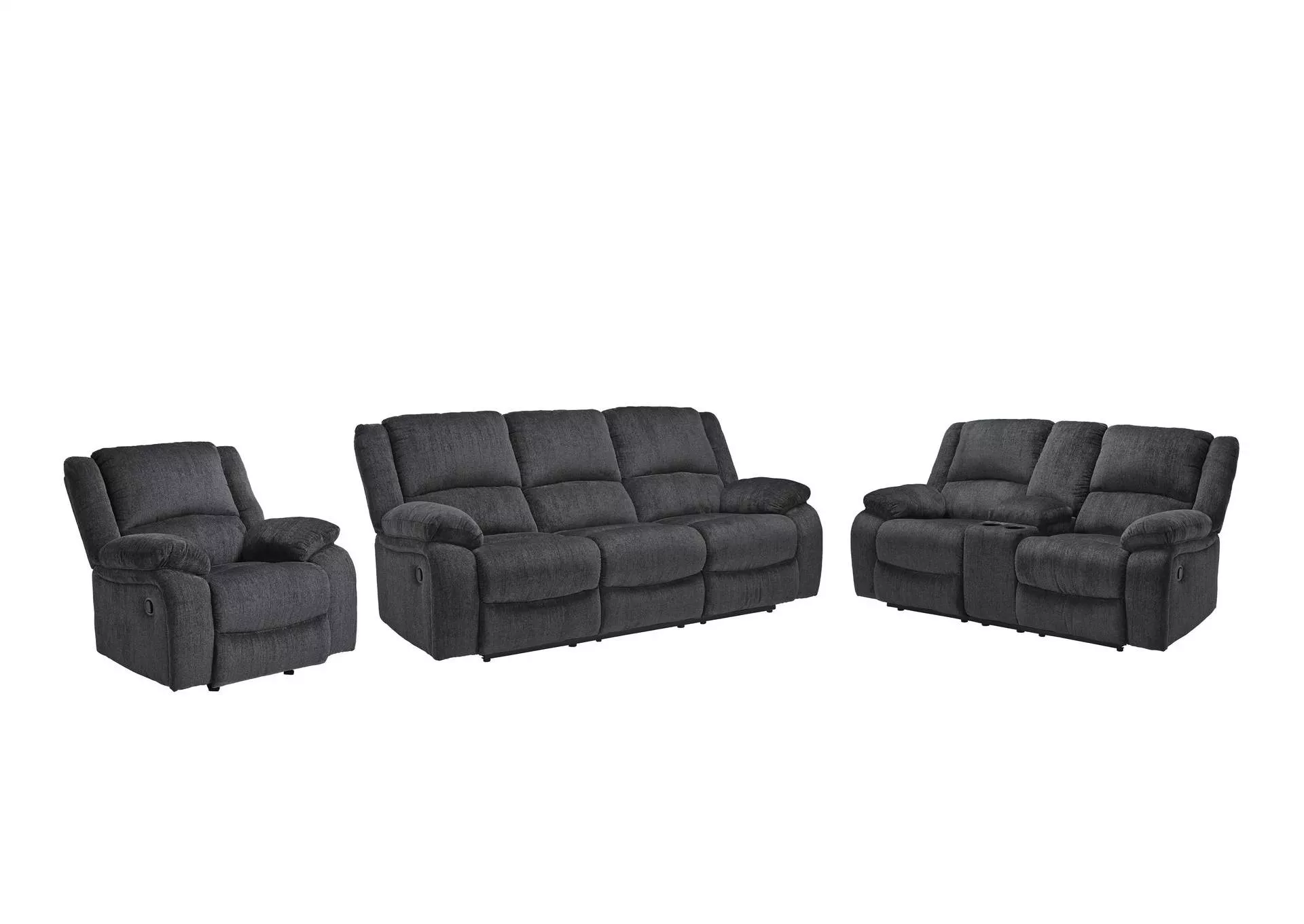 Draycoll Sofa, Loveseat and Recliner