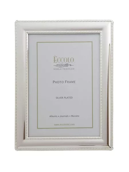 Eccolo Smooth Beaded 4x6 Picture Photo Frame