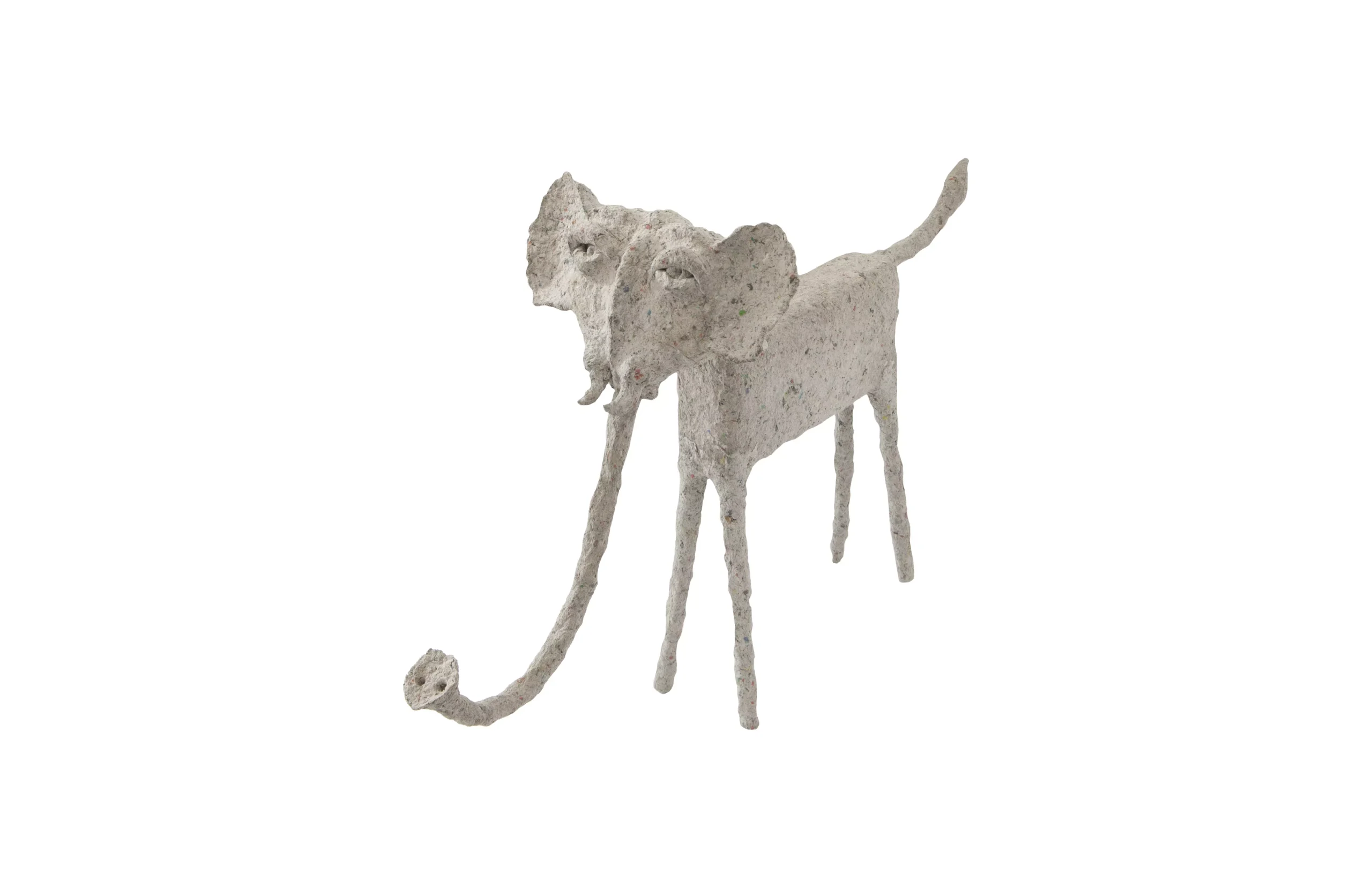 Elephant Trunk Down Sculpture
