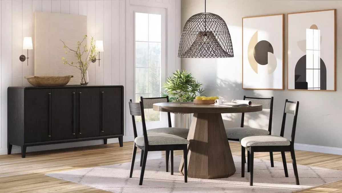 Elure Round 5 Piece Dining Sets