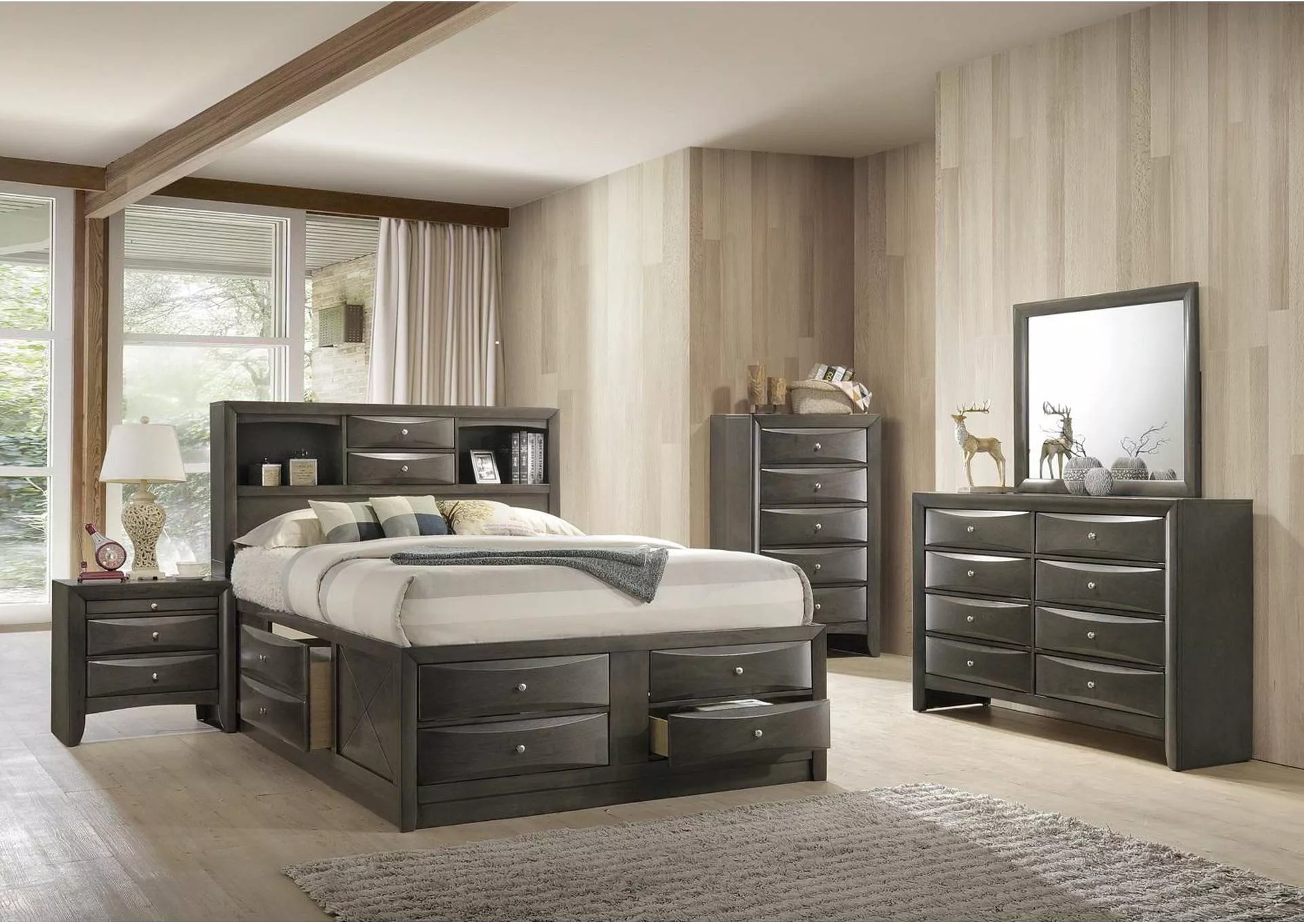 EMILY NIGHT STAND - GRAY