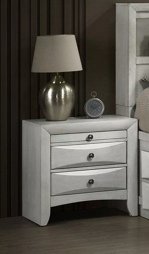 Emily - Nightstand - White