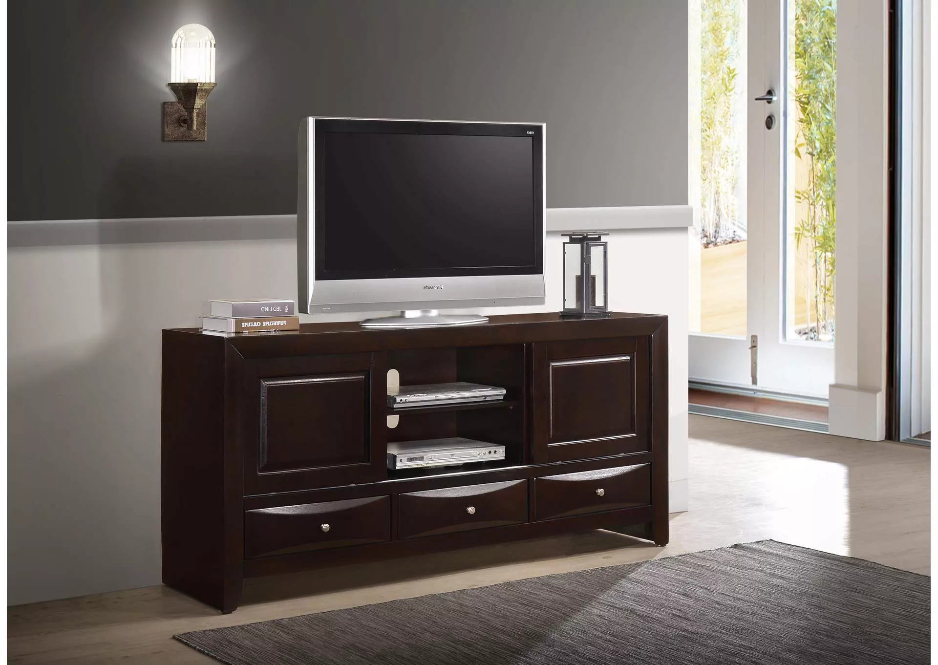 EMILY TWIN STAND DARK - CHERRY