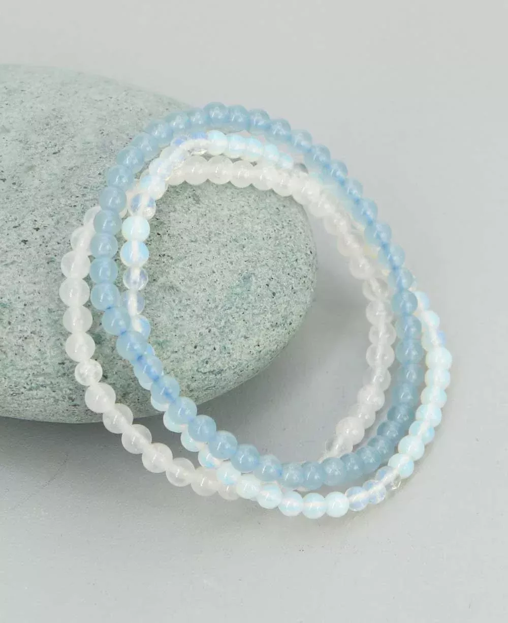 Energy Bracelets for Cleansing and Clarity, Set of 3