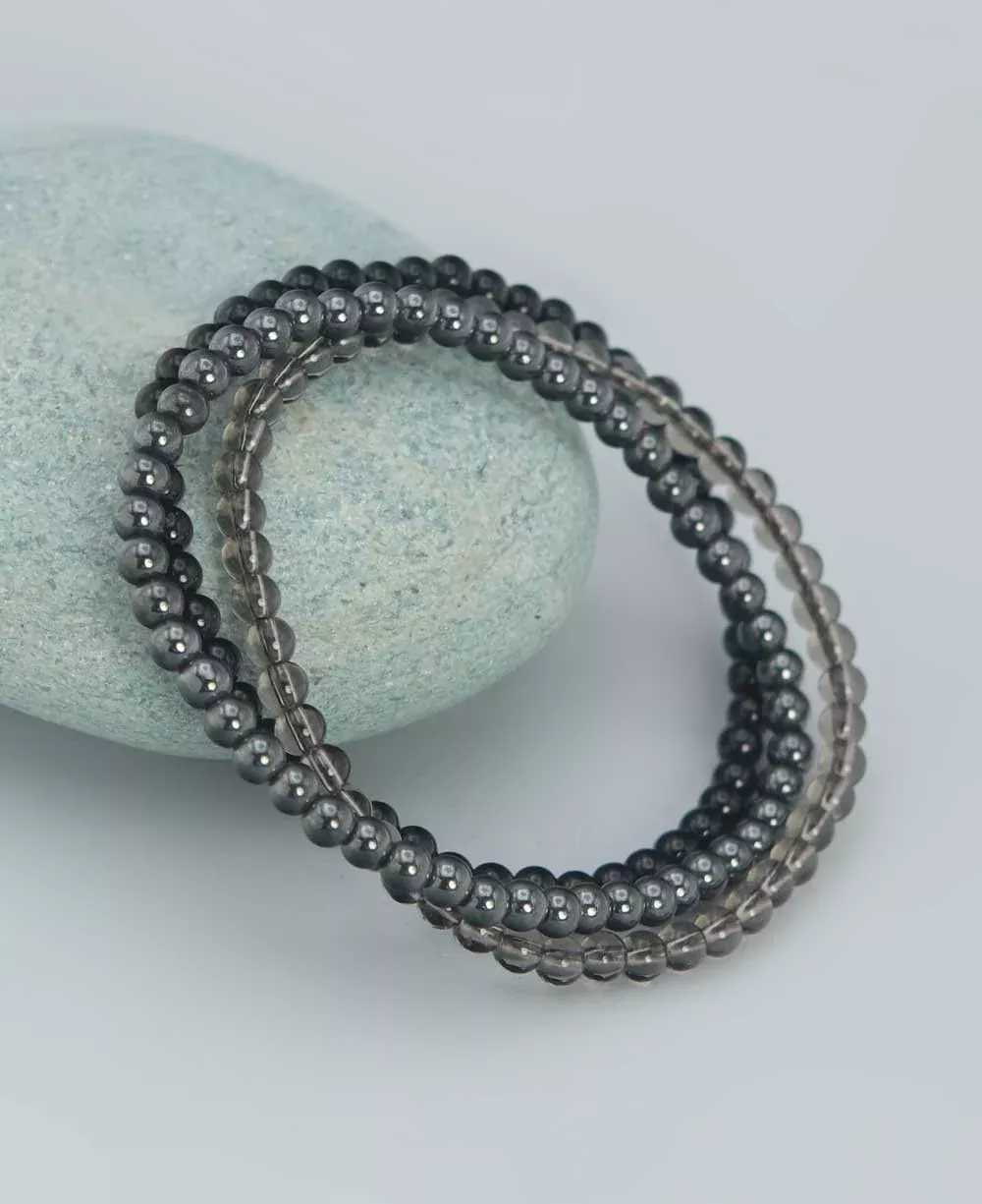 Energy Bracelets for Protection and Centering, Set of 3