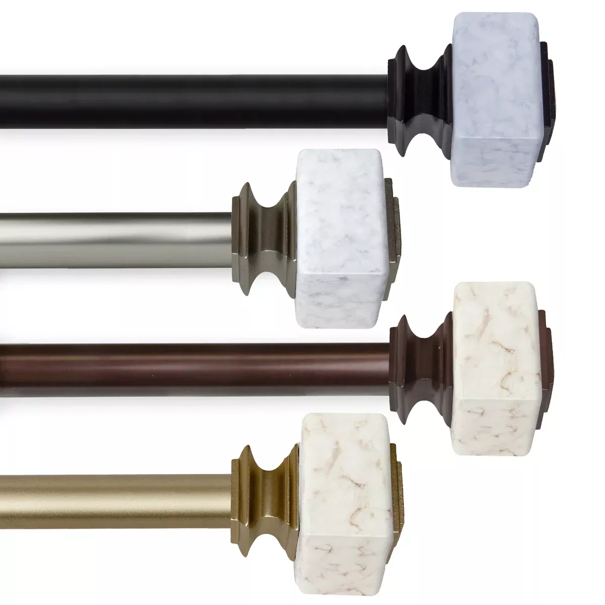 Estelle 1" Single Curtain Rod