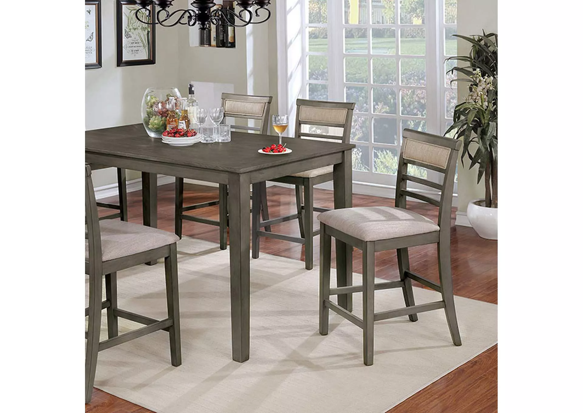 Fafnir - 7 Pc. Counter Ht. Table Set