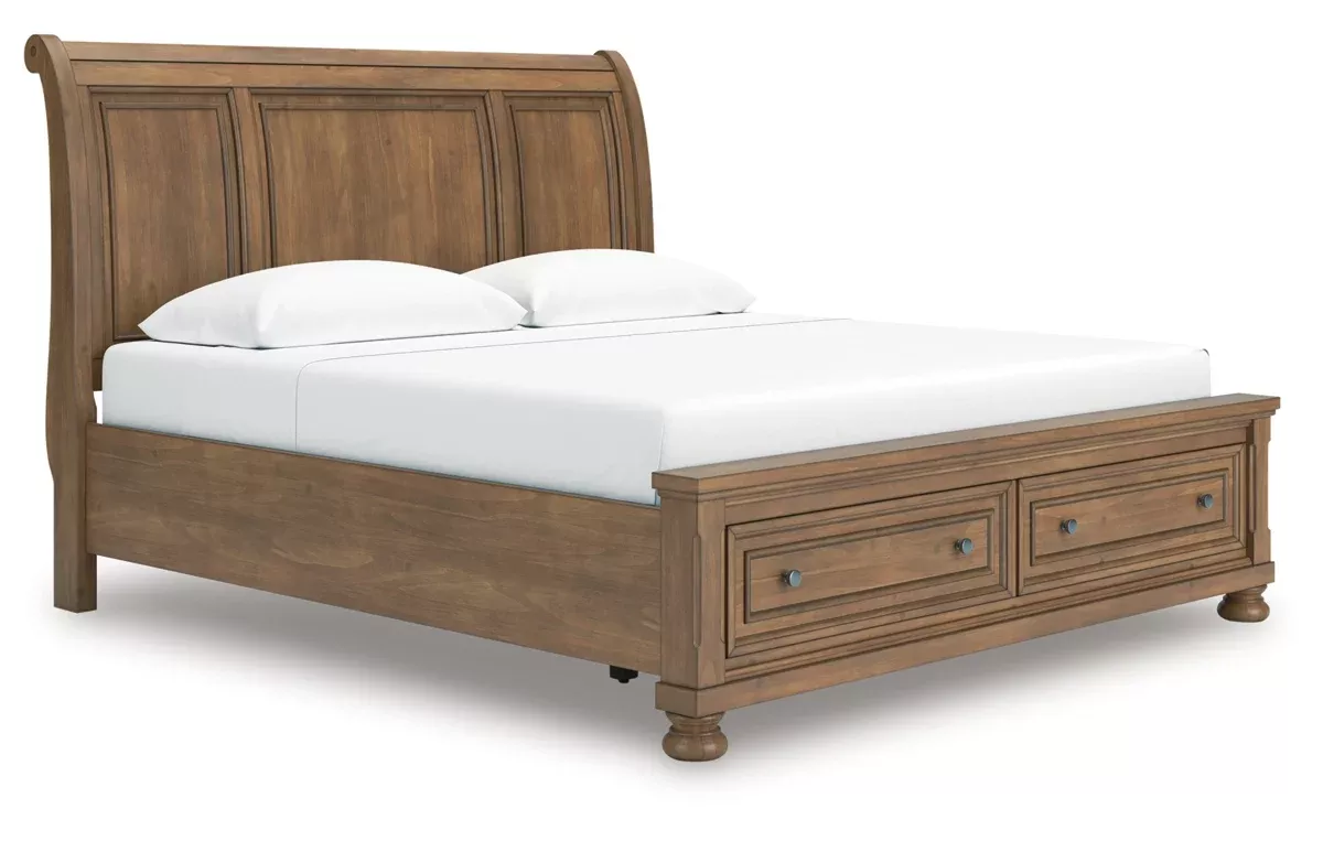 Feddinger King Storage Sleigh Bed