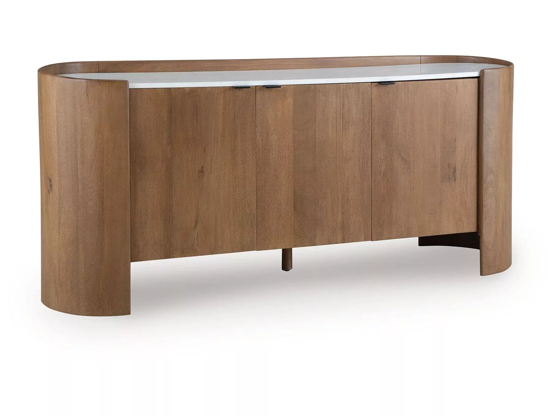 Fitzroy - Accent Cabinet - Brown / White