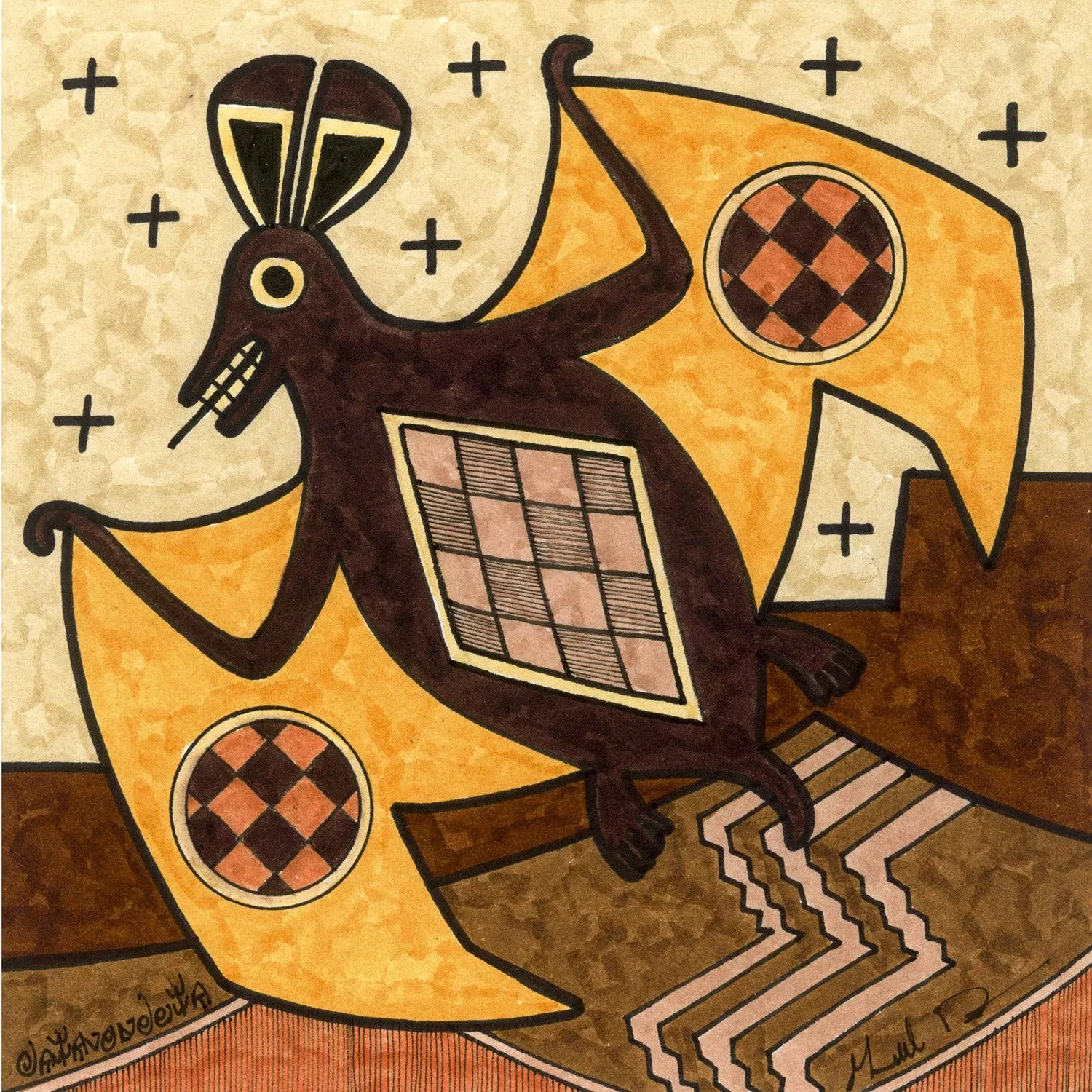 Fourth World Design - Mimbres Bat