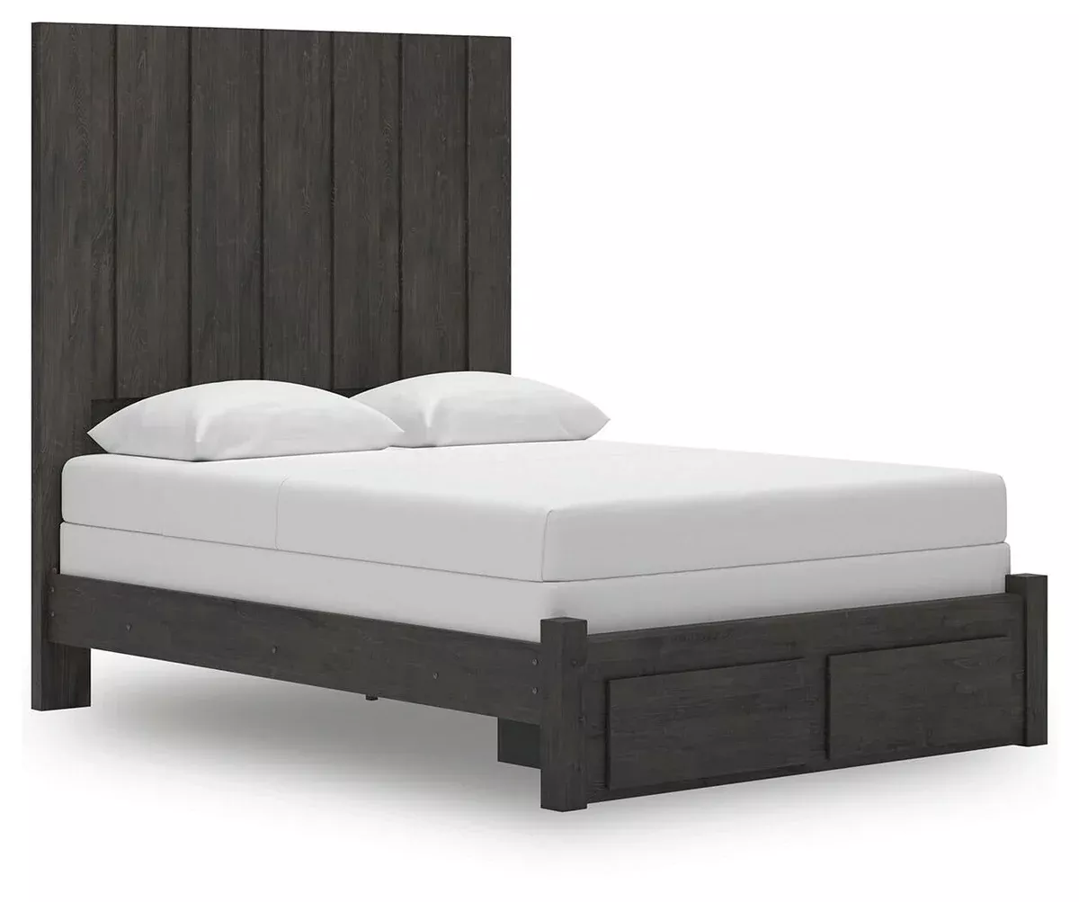 FralunaPanel Storage Bed