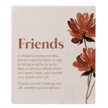 Friend Plaque