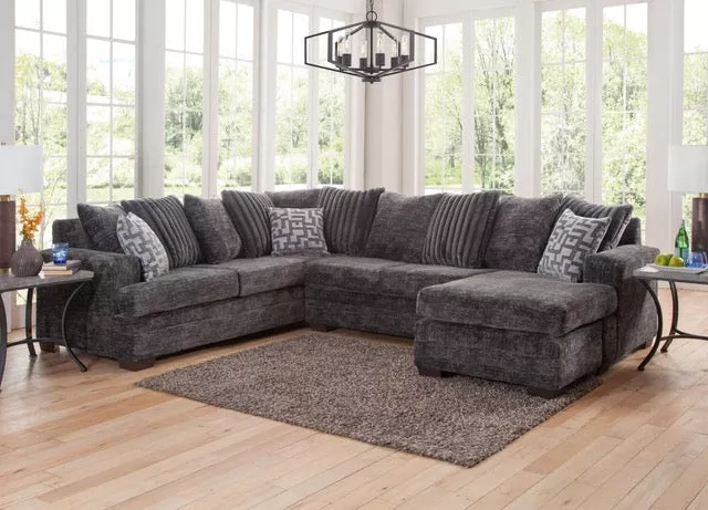 Galactic Charcoal 3-Piece Sectional