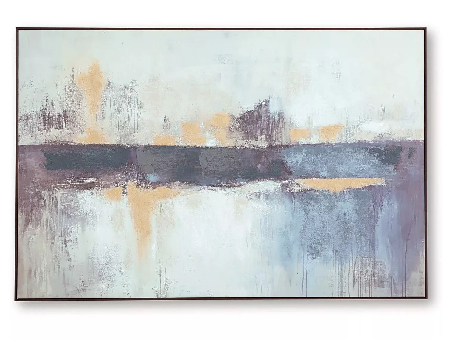 Gatesford - Wall Art - Blue / White / Tan