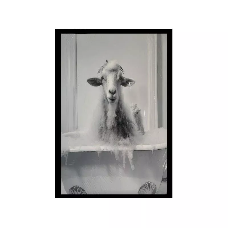 Goat In Tub - Artwork