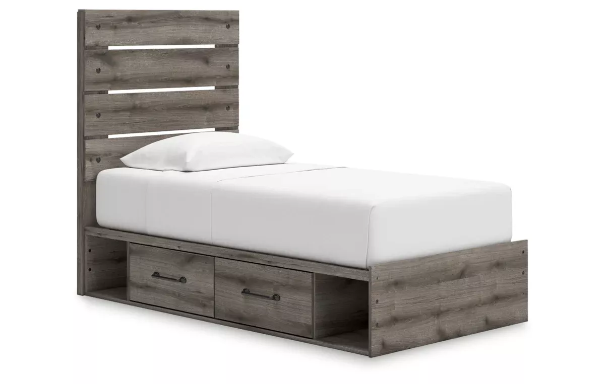Graystorm Twin Panel Storage Bed