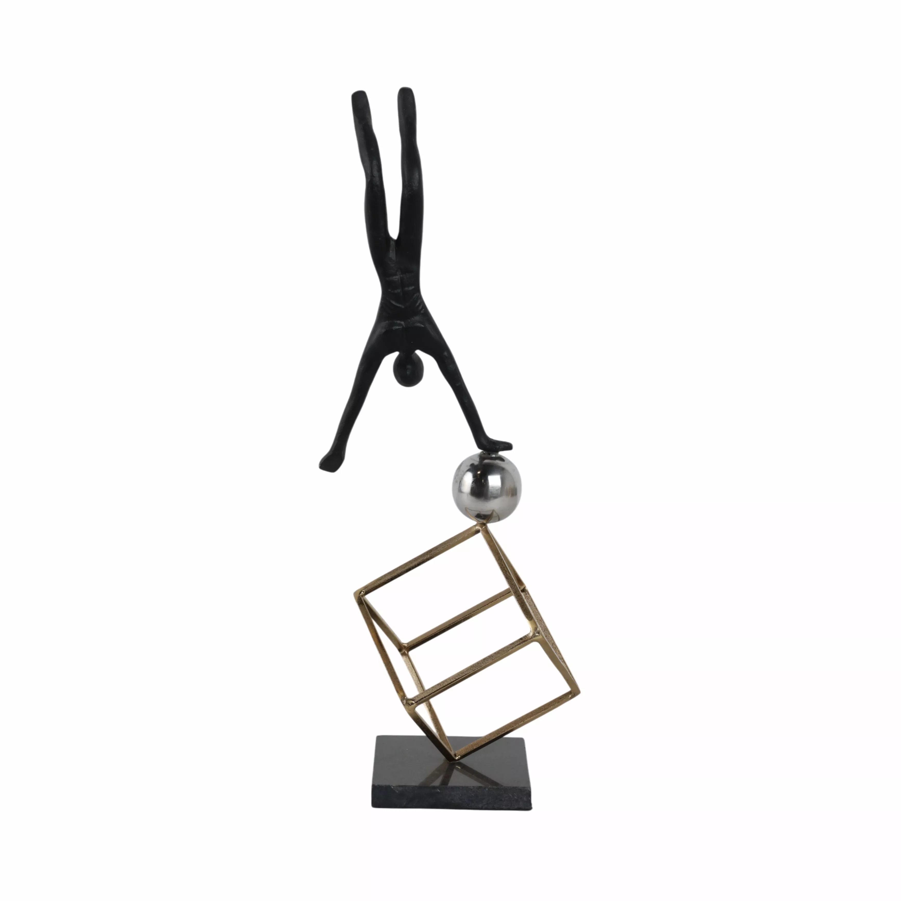 Gymnast On Ball & Cube