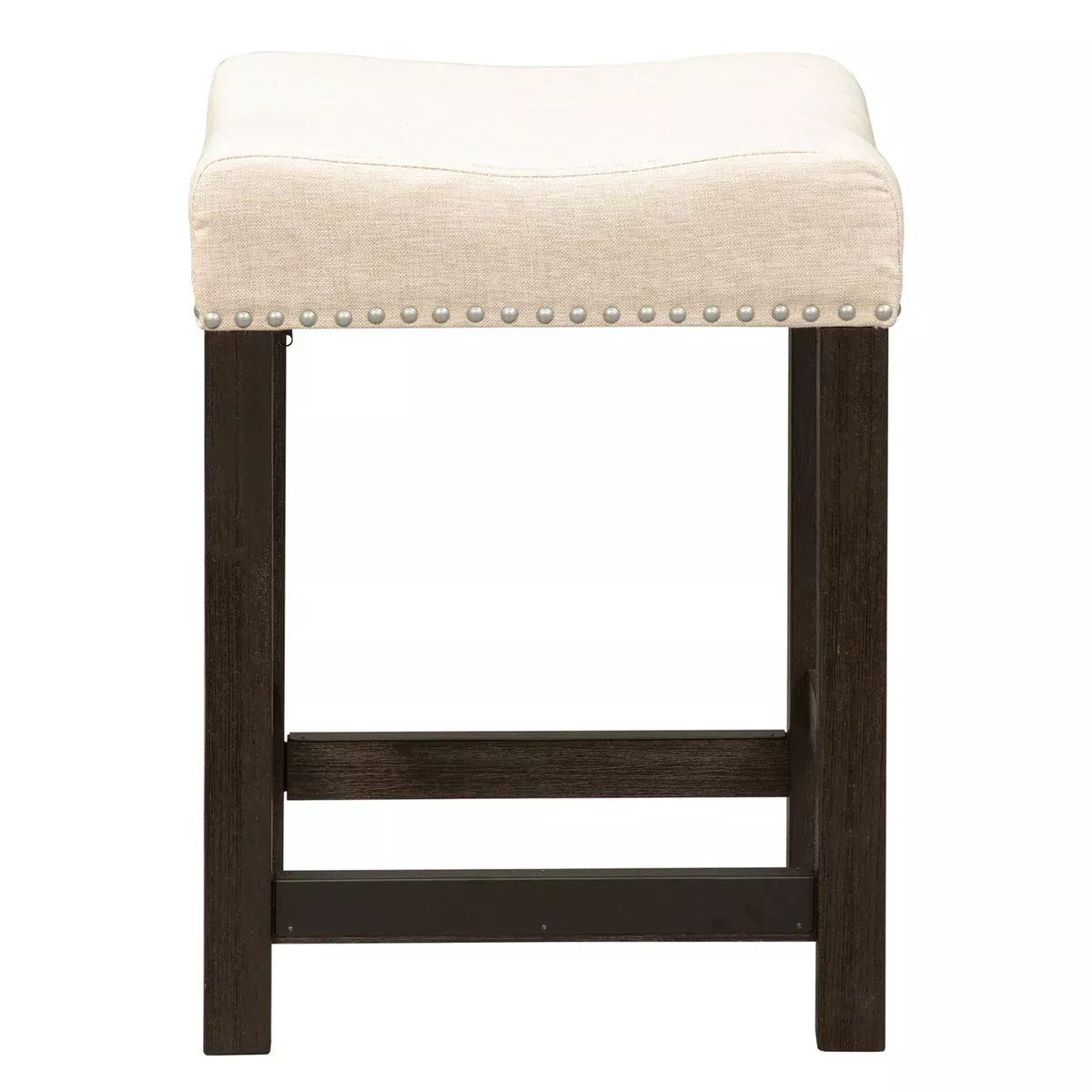 Heatherbrook - Upholstered Console Stool - Charcoal & Ash