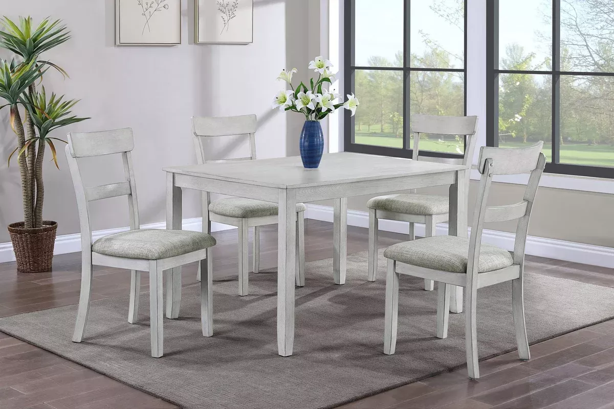 Henderson - 5 Piece Dinette Set - Drift Wood
