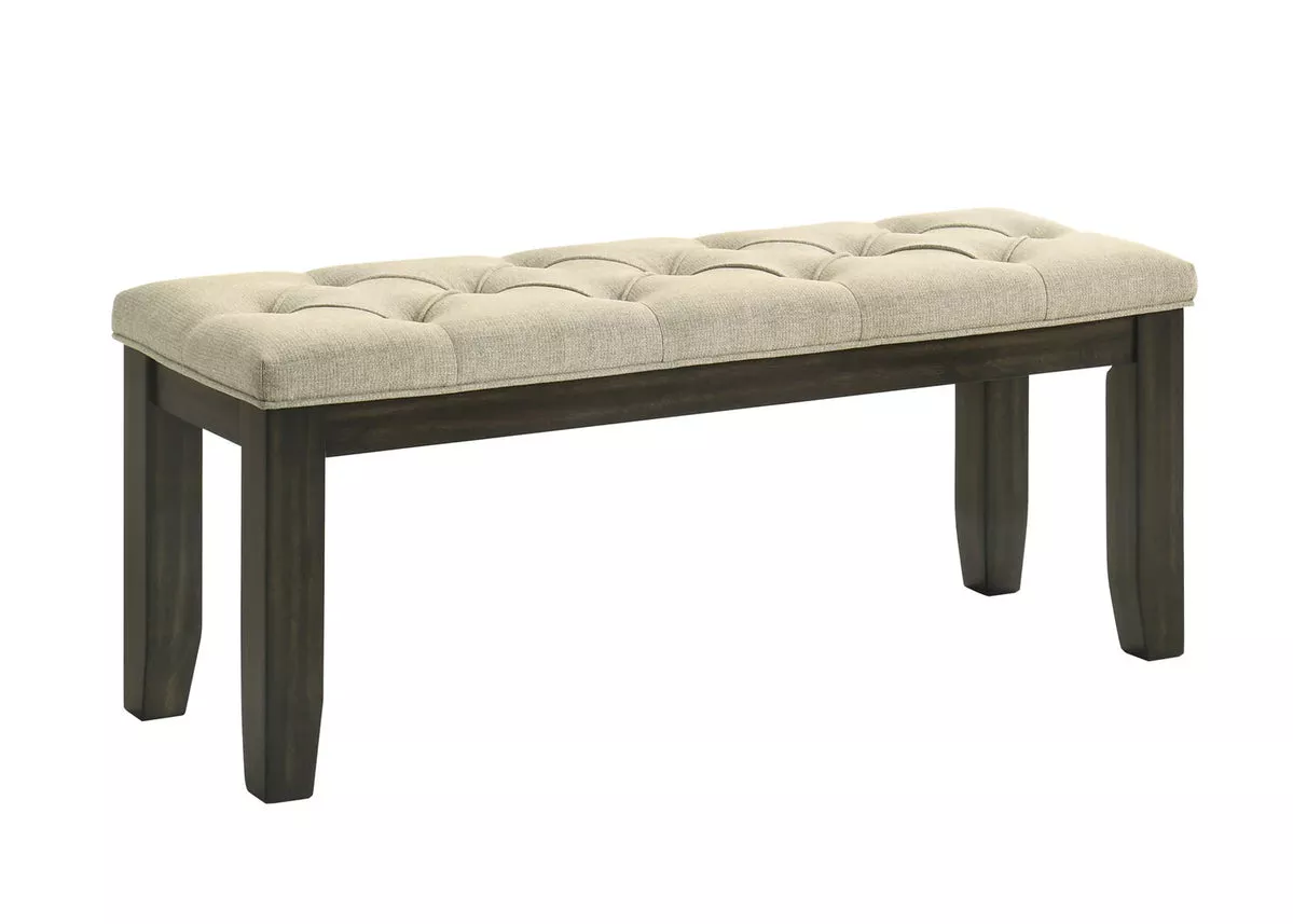 Herbert - Bench - Espresso / Beige