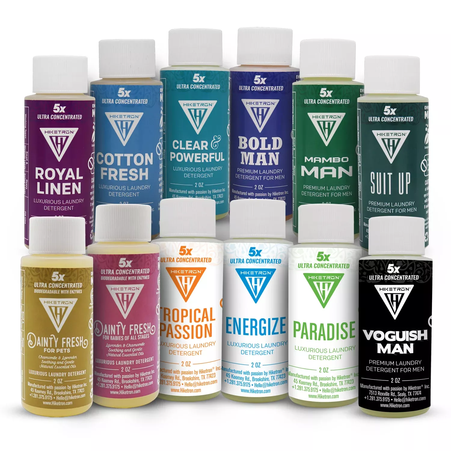 Hiketron Long Lasting Scented Liquid Laundry Detergent Samples