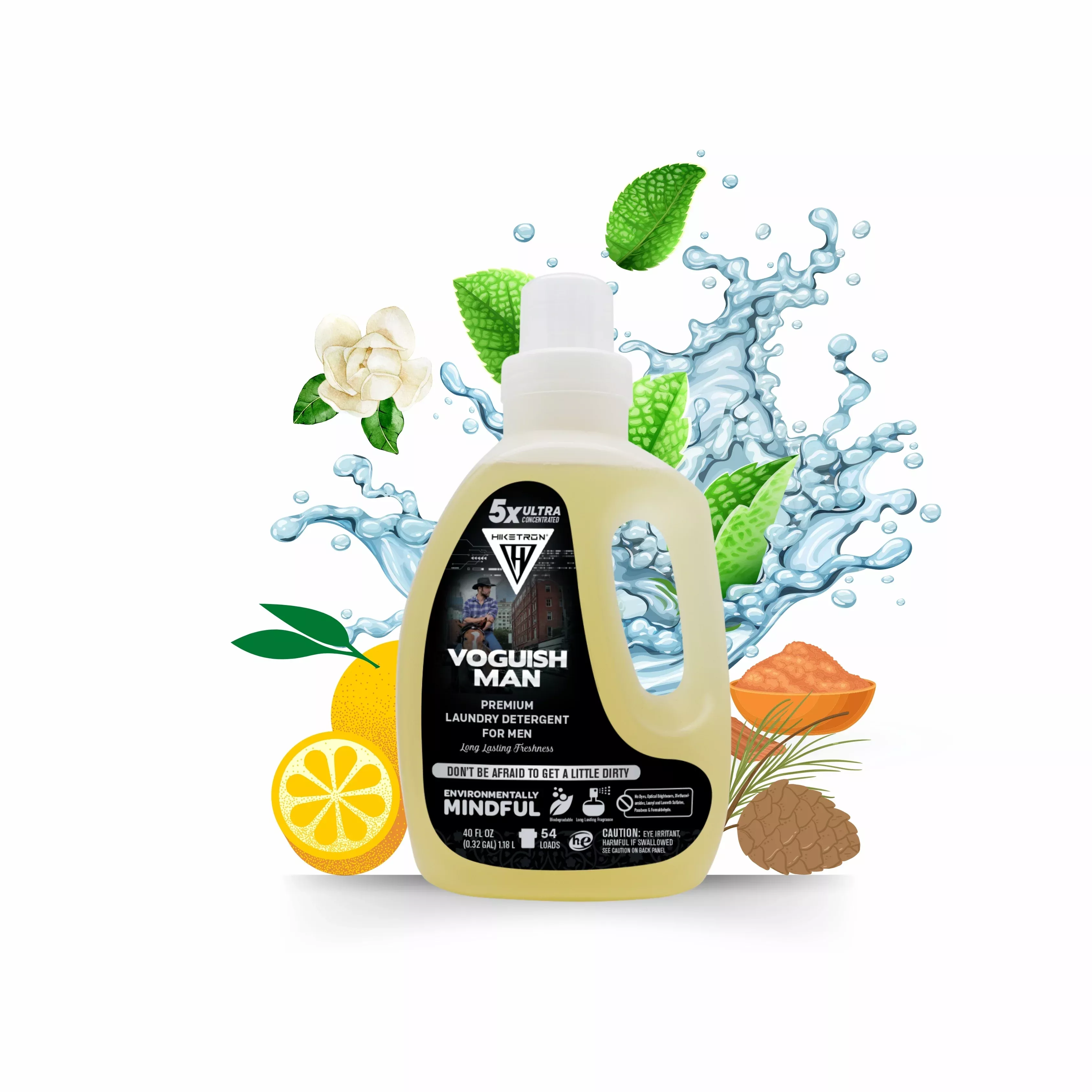 Hiketron Voguish Man Masculine Scented Long Lasting Liquid Laundry Detergent