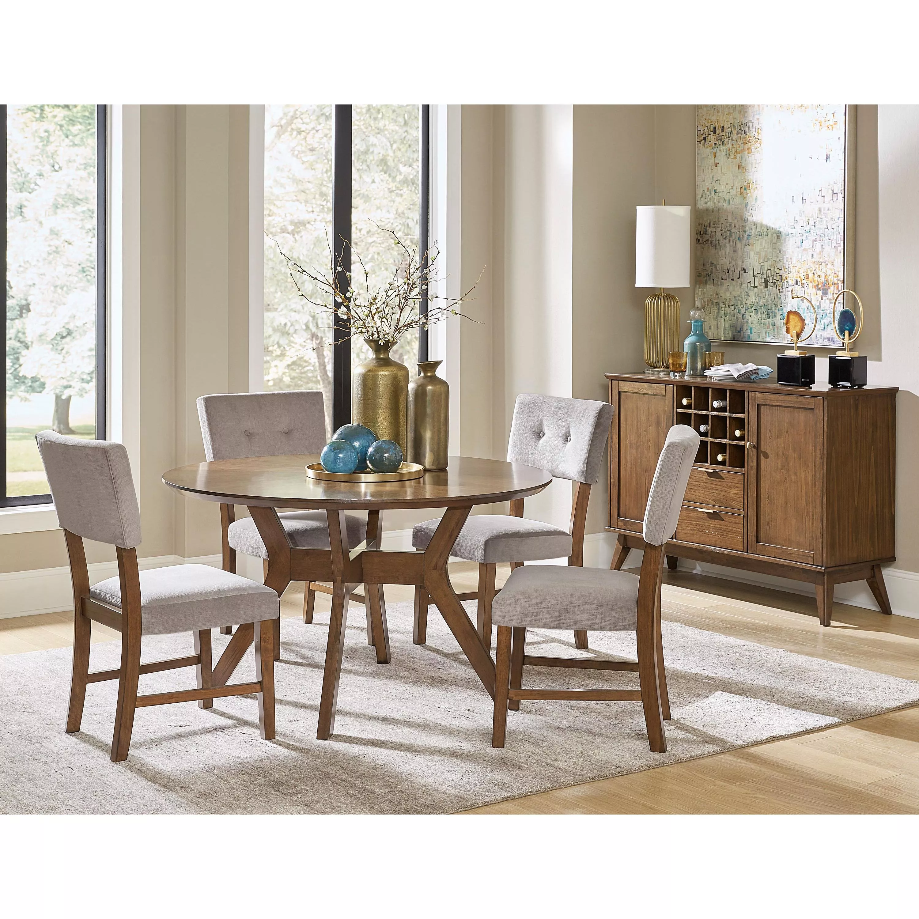 Homelegance Edam 5492-52 5 pc Dining Set