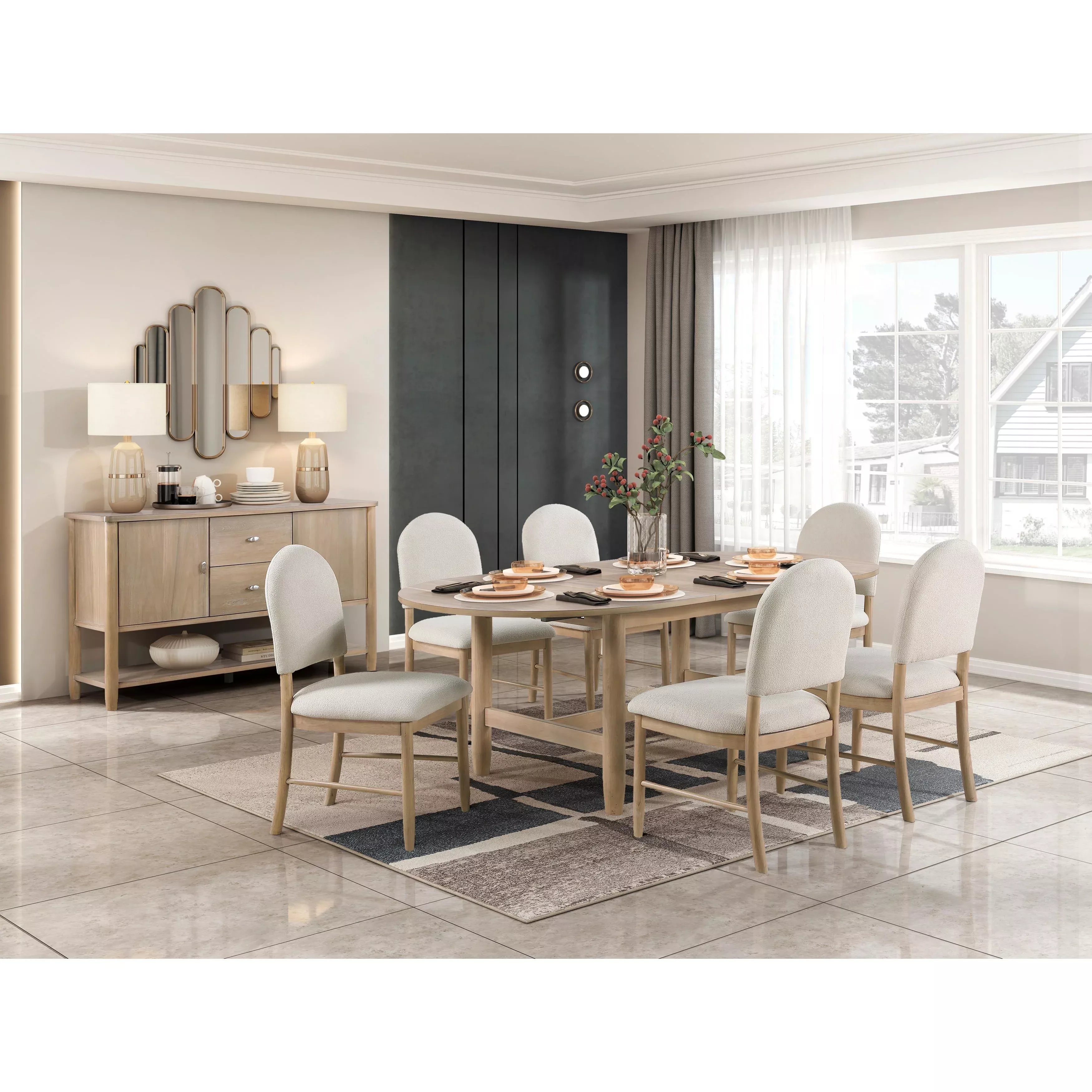 Homelegance Myrna 5944 7 pc Dining Set