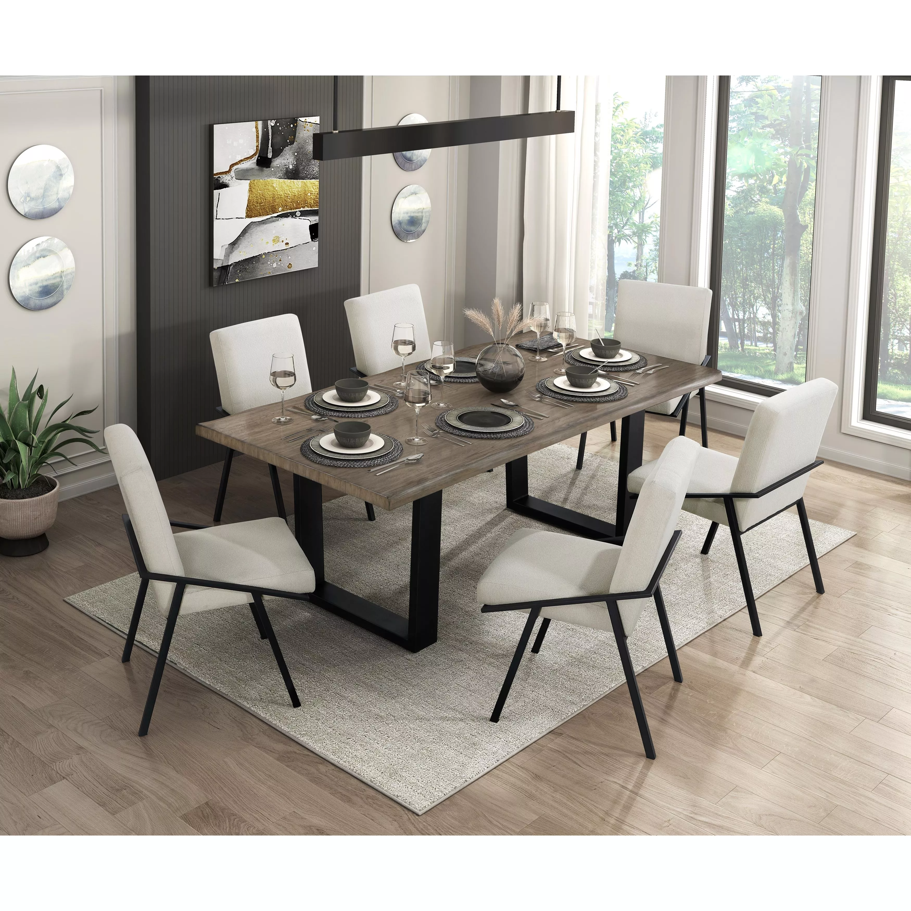 Homelegance Rochelle 5939 7 pc Dining Set