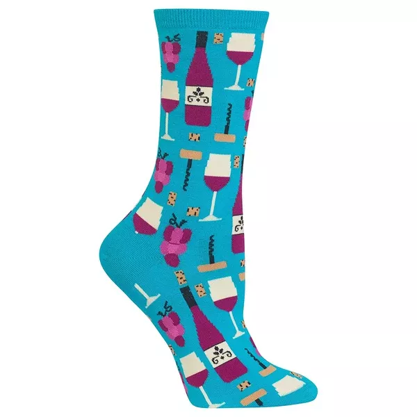 Hot Sox Women's Wine Socks